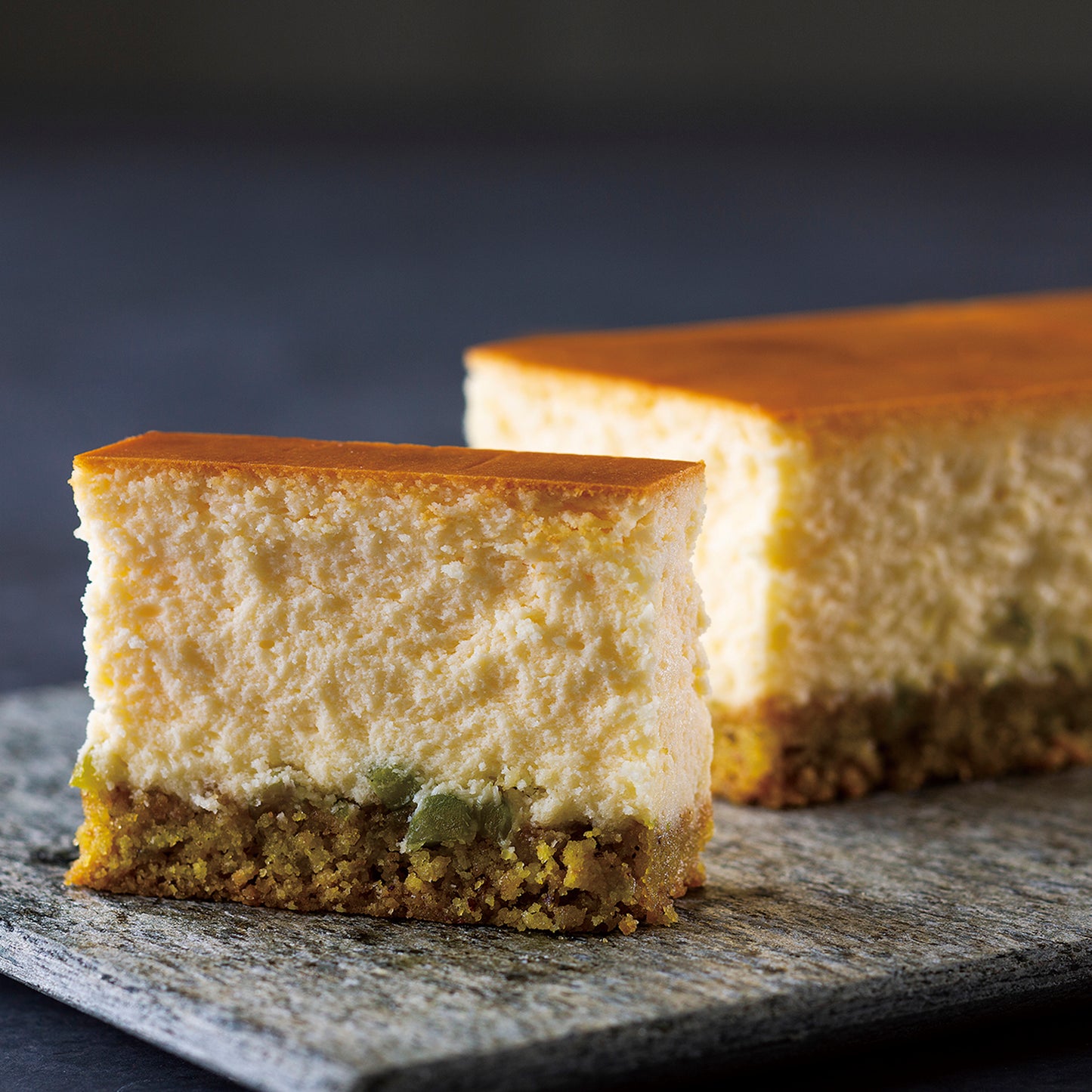 ベイクドチーズケーキ ピスタチオ