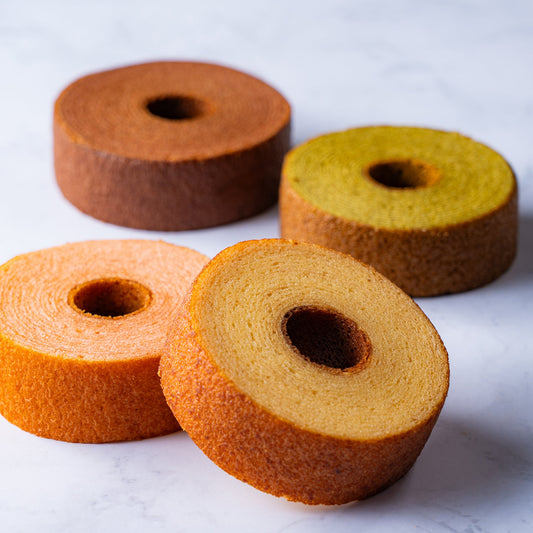 バウムクーヘン アソート8個入（バニラ・いちご・チョコレート・抹茶）