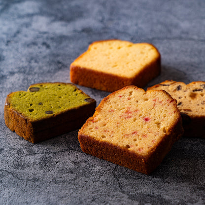 パウンドケーキ8個入（フルーツ、レモン、抹茶、チェリー＆ポピーシード）